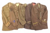 FIVE WWII U.S. TUNICS United S