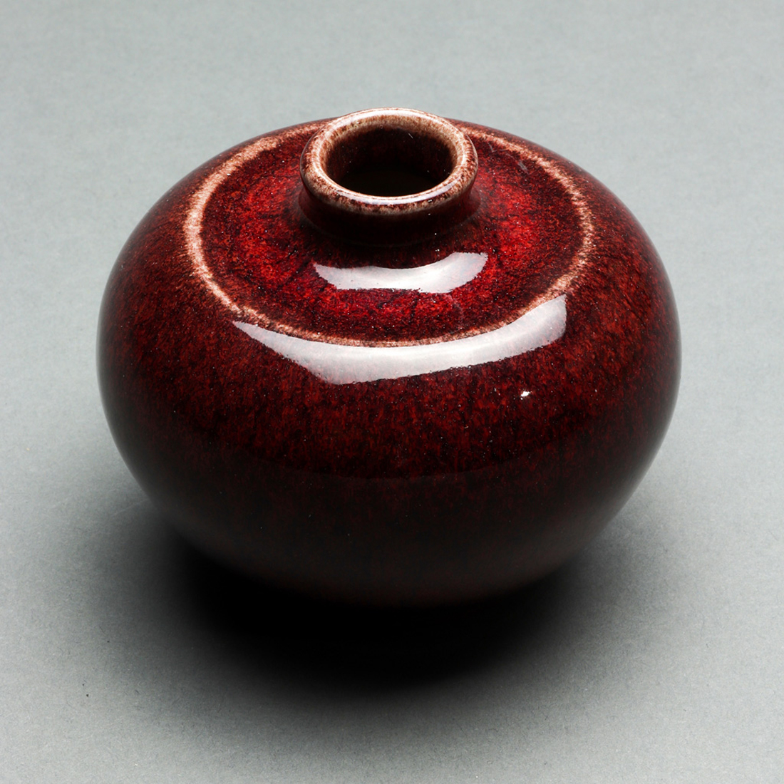 FLAMBE GLAZED WATER COUPE Flambe