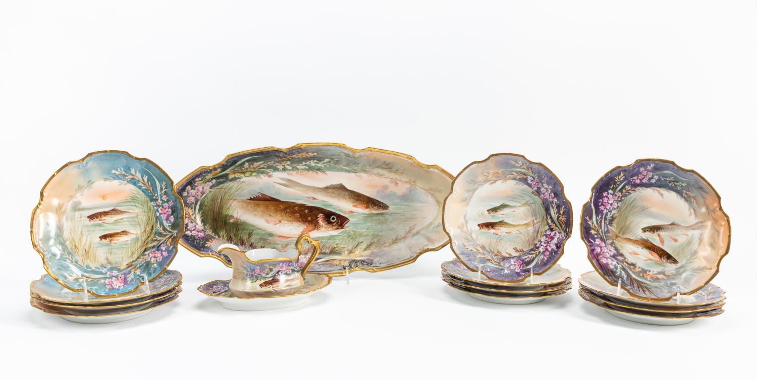 FLAMBEAU LIMOGES PORCELAIN FISH