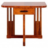 FLAME BIRCH VENEERED ART DECO