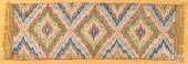 FLAME STITCH FABRIC PANEL ON B