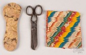 FLAME STITCH POCKET, CA. 1800,