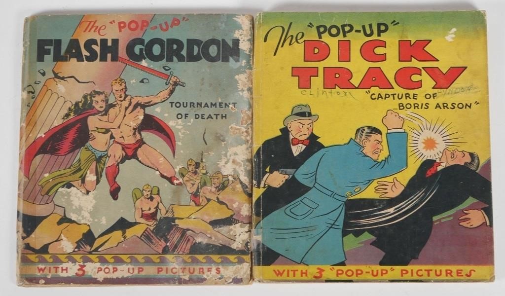 FLASH GORDON DICK TRACY POP UP