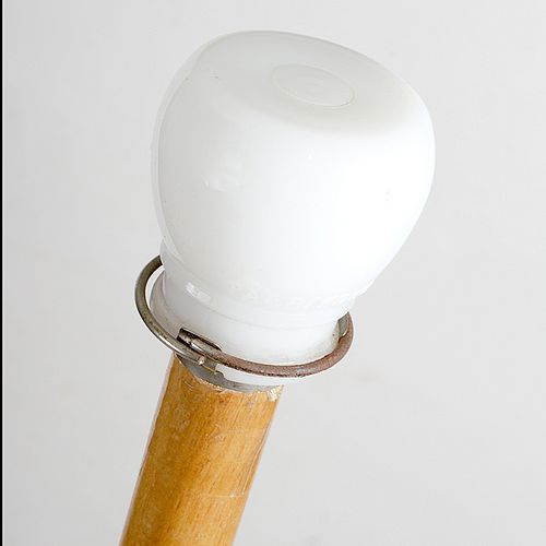 FLASHLIGHT CANECa.1900- A milk