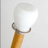 FLASHLIGHT CANECa.1900- A milk