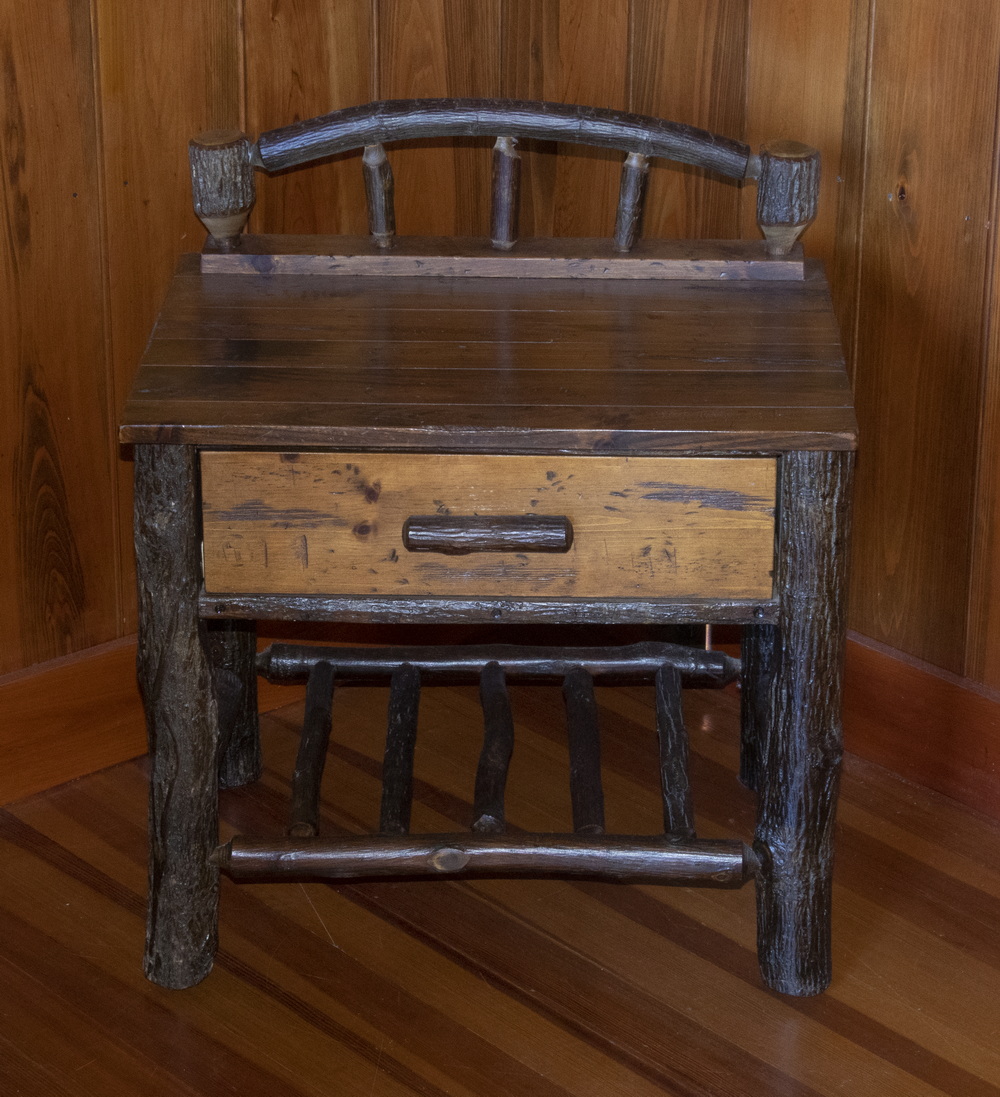 FLAT ROCK ADIRONDACK STYLE STAND