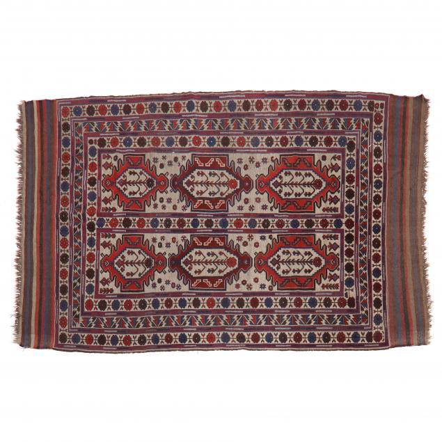 FLAT WEAVE AREA RUG Light grey