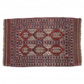 FLAT WEAVE AREA RUG Light grey