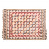 FLAT WEAVE GEOMETRIC KILIM RUG