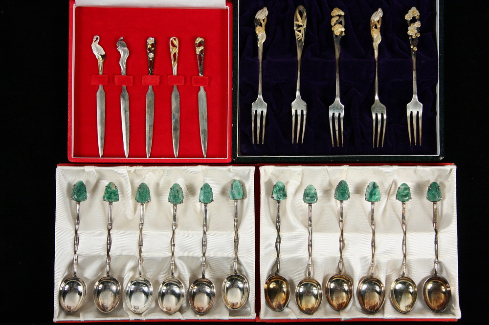 FLATWARE - (22) piece lot two boxed