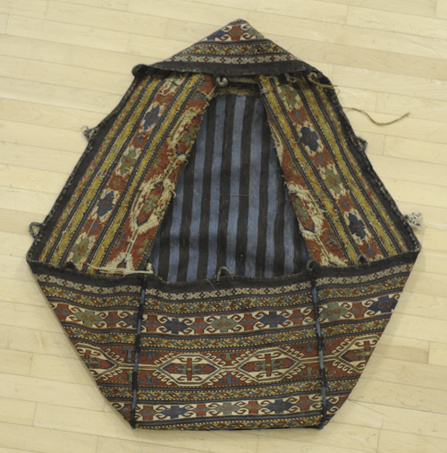 Flatweave cargo bag ca. 1910 15"