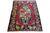 FLATWEAVE RUGfloral pattern 10