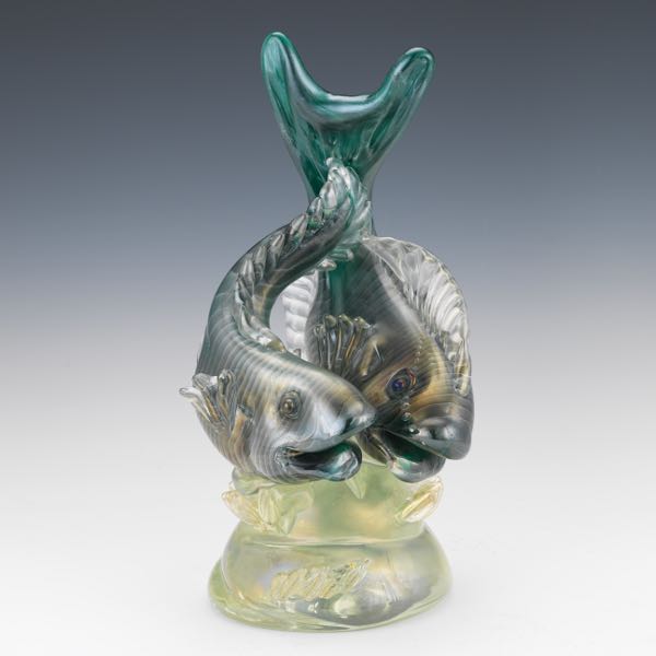 FLAVIO POLI, MURANO GLASS FISH 15¼"