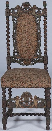 Flemish Chair Flemish 19th cen