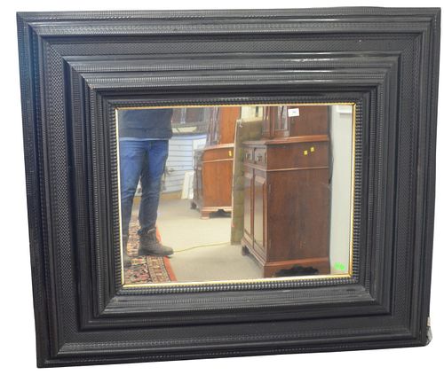 FLEMISH EBONY MIRROR, HAVING 13