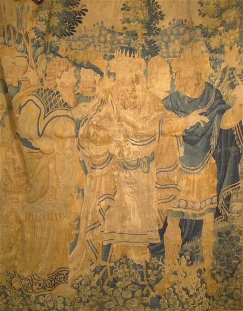 FLEMISH HISTORICAL TAPESTRY 17TH