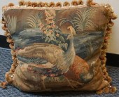 FLEMISH PEACOCK NEEDLEPOINT TH