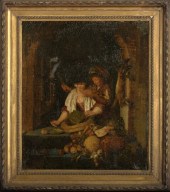 Flemish School,  "Courtship at