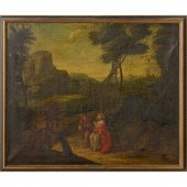 FLEMISH SCHOOL, OIL ON CANVAS,