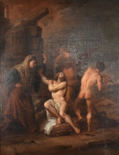 FLEMISH SCHOOL OIL ON CANVAS J