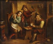 FLEMISH SCHOOL PAINTING METAL