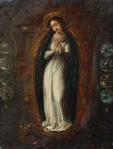 FLEMISH SCHOOL PAINTING ON COPPER