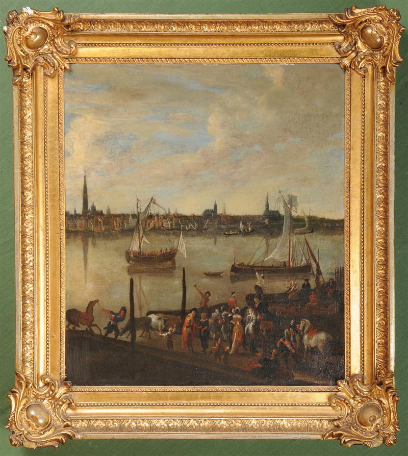 FLEMISH SCHOOL: VIEW OF ANTWERP
