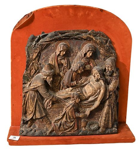 FLEMISH SCHOOL WOOD PANEL PARCEL