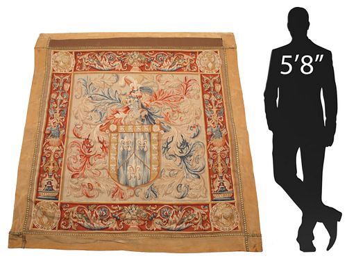 FLEMISH STYLE ARMORIAL WOVEN