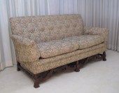 FLEMISH STYLE CARVED SOFA: Ear