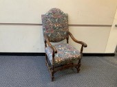 FLEMISH STYLE CARVED WALNUT AN