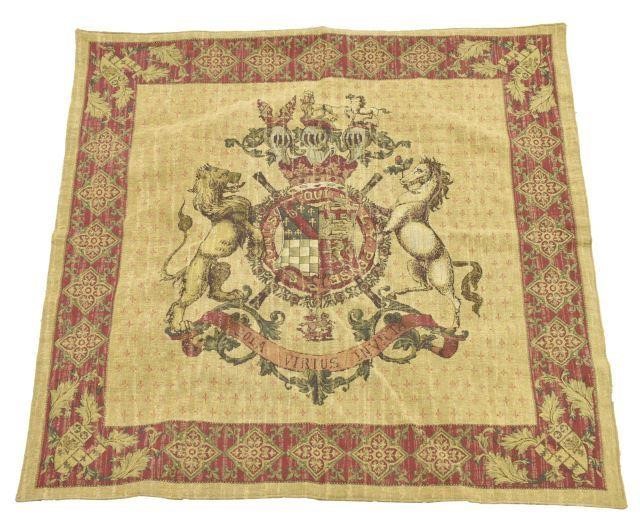 FLEMISH STYLE HERALDRIC JACQUARD