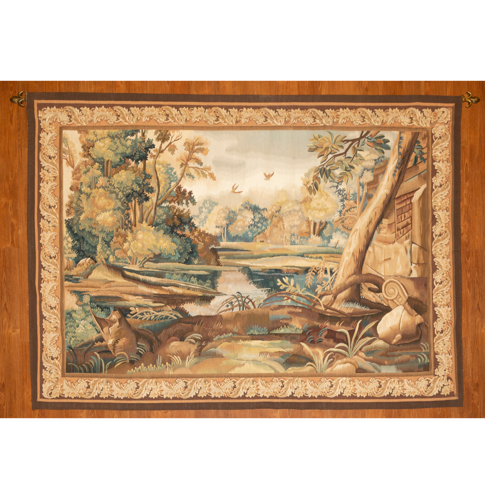 FLEMISH STYLE LANDSCAPE TAPESTRY, 5