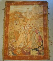 FLEMISH STYLE TAPESTRY, MAIDEN
