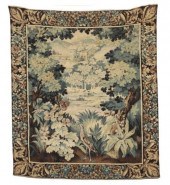 FLEMISH STYLE VERDURE TAPESTRY
