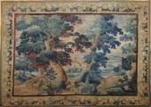 FLEMISH VERDUE TAPESTRY With a