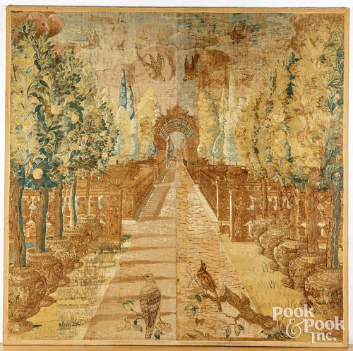 FLEMISH VERDURE TAPESTRY, 17TH