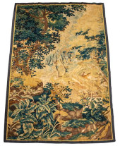 FLEMISH VERDURE TAPESTRY, 17TH