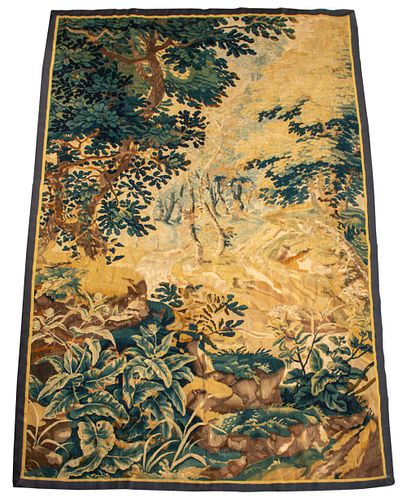 FLEMISH VERDURE TAPESTRY, 17TH/18TH