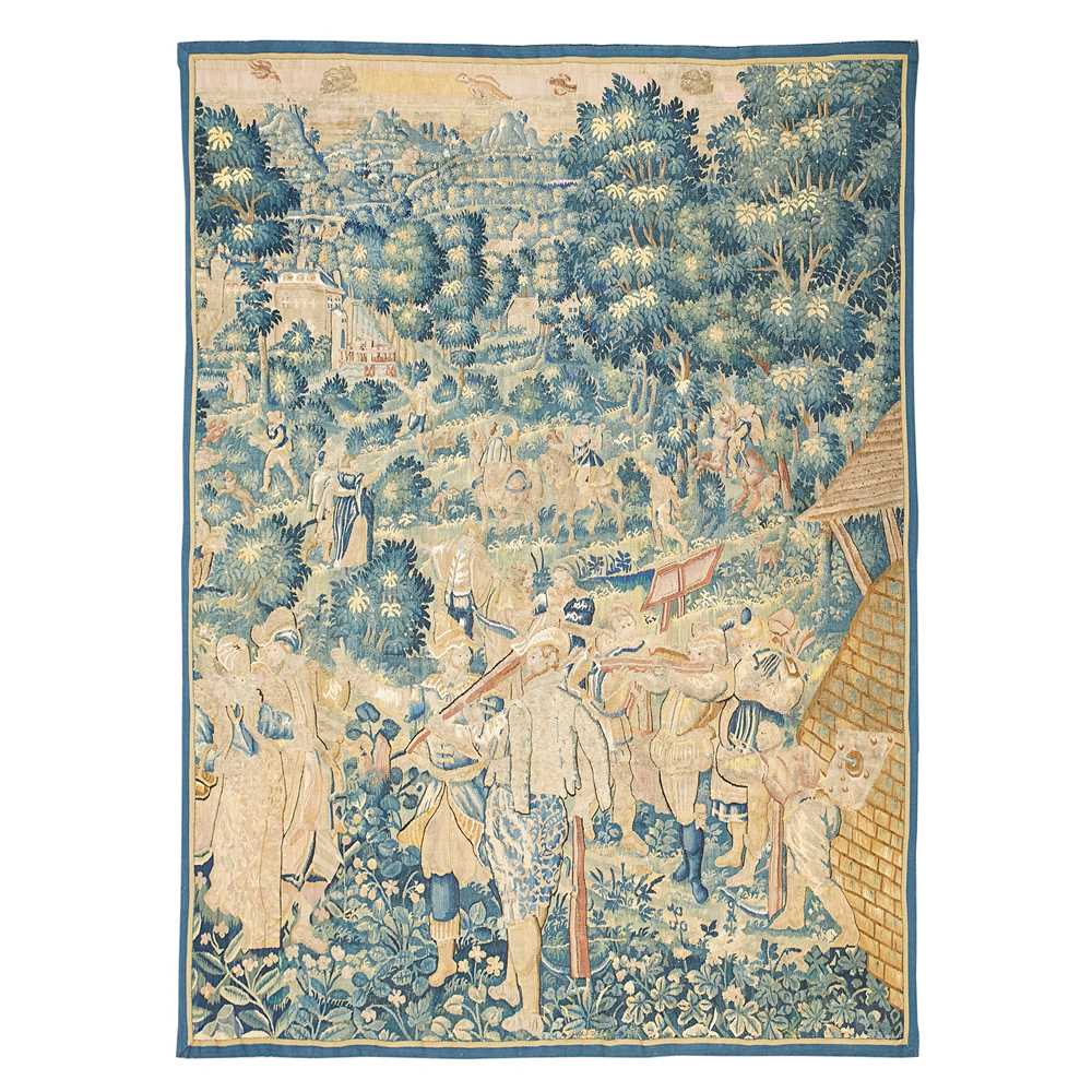 FLEMISH VERDURE TAPESTRY LATE
