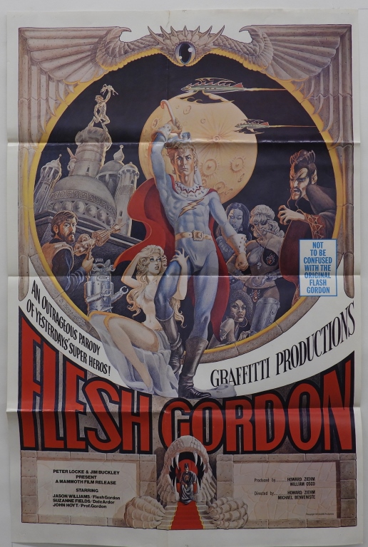 FLESH GORDON 1974 ONE SHEET MOVIE