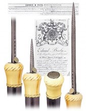 FLICK STICK CANE-Ca. 1880 -Wal