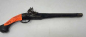 FLINT LOCK PISTOL, BRASS INLAY