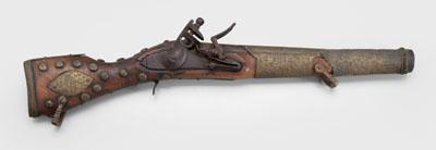 Flintlock blunderbuss, extensive