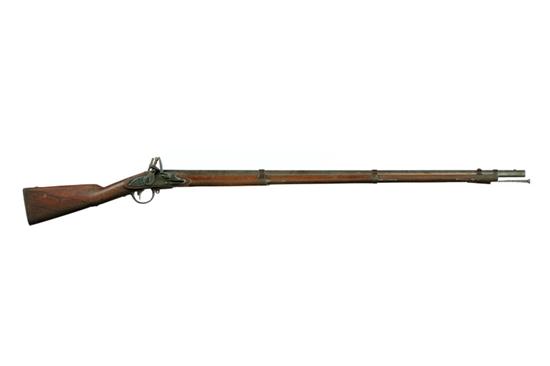 FLINTLOCK MUSKET.  Marked Harpers