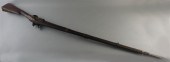FLINTLOCK MUSKET, MARKED W.L.I
