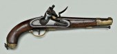 Flintlock muzzle loading pisto