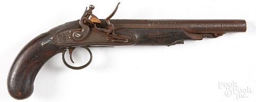 FLINTLOCK PISTOL, APPROXIMATELY .62