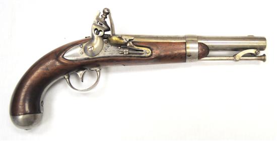 Flintlock pistol  Asa Waters 