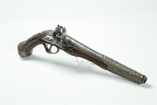 FLINTLOCK PISTOL.  European 